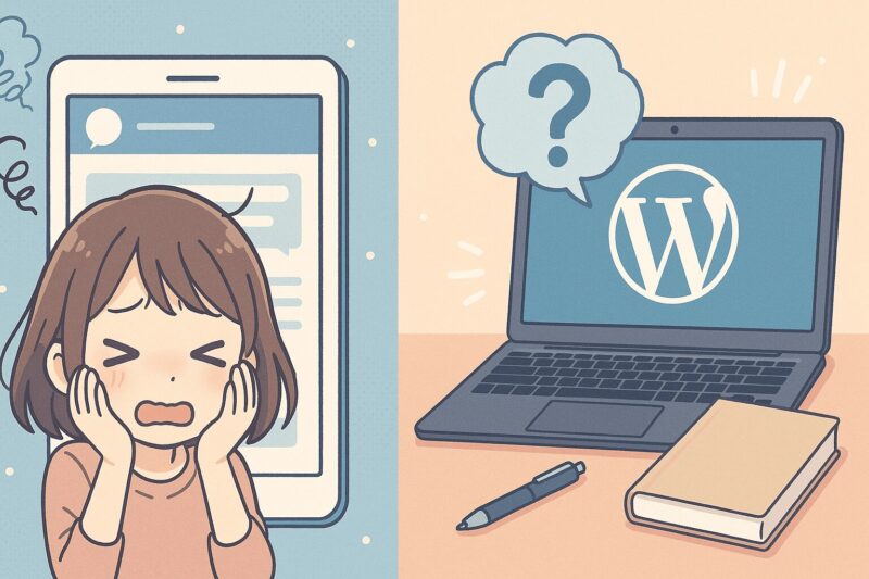 SNSやWordPressでうまくいかなかった…そんなあなたへ